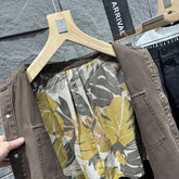 Men's Washed Cotton Workwear Loose Jacket Coat